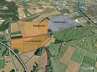 Wo sich Lorscher und Bensheimer Baugebiete treffen: Der Stubenwald macht's möglich