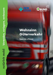 Faltblatt "Wahnsinn Güterverkehr"